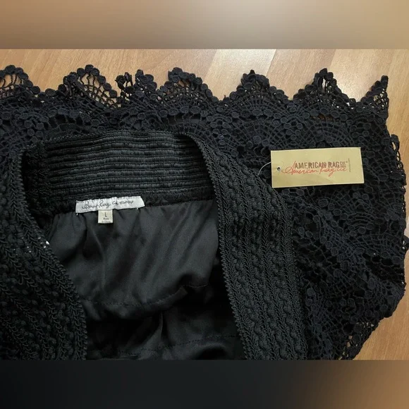 American Rag Skirt Black Lace - Picture 2 of 3